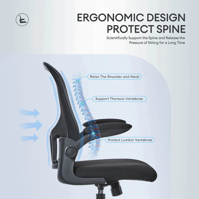 ALTRIGUS Ergonomic Office Chair, Mesh Desk Chair With Silent Wheels, Smooth&Durable Gaming Chair For Home,Living Room