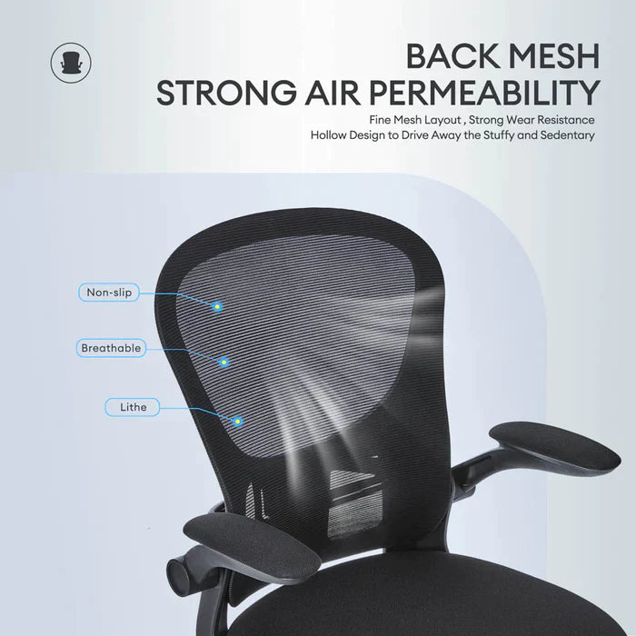 ALTRIGUS Ergonomic Office Chair, Mesh Desk Chair With Silent Wheels, Smooth&Durable Gaming Chair For Home,Living Room