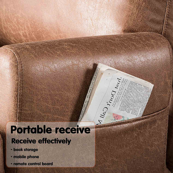ALTRIGUS Living Room Accent Chair with Ottoman, multi angle adjustment